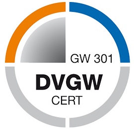 Zertifikat nach DVGW-GW301